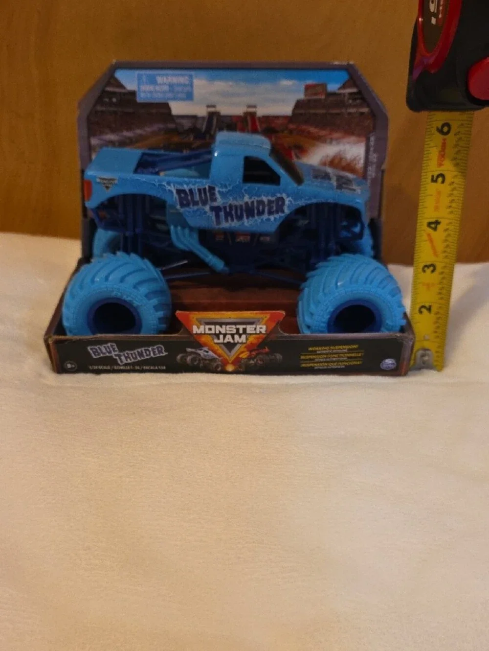 Monster Jam-Blue Thunder- Monster Truck Toy - Blue (4 Years And Up)